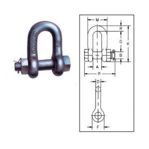 شگل تناژدار پیچ و مهره‌ای با میخ پرچی مدل جی-2150